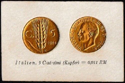 Italia 1926 moneta - , lamina