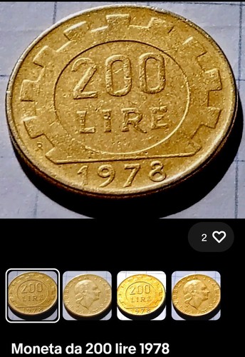 Moneta 200 lire 1978 - da,
