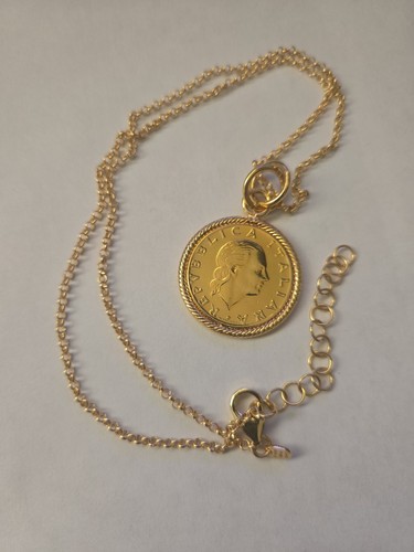 Collana moneta unica - , bronzo