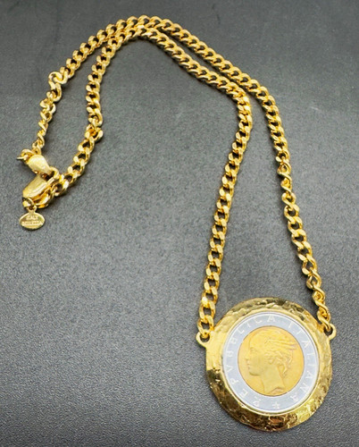 Collana con ciondolo bronzo - in,