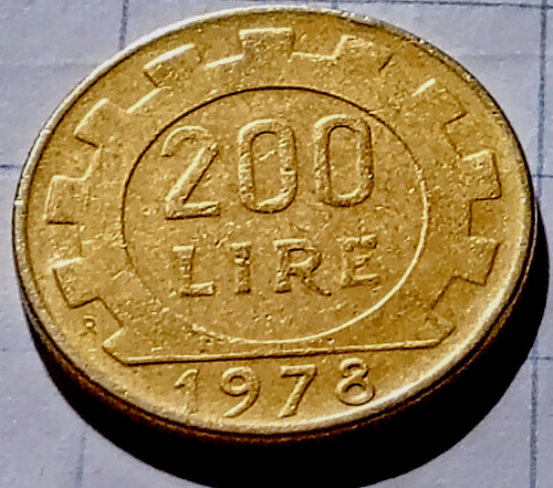Moneta 200 lire 1978 - da,
