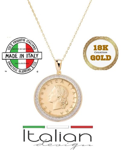 Medaglione moneta lire - moneta,