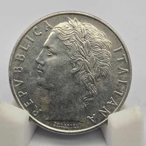 Moneta 100 lire italia 1965 - moneta,