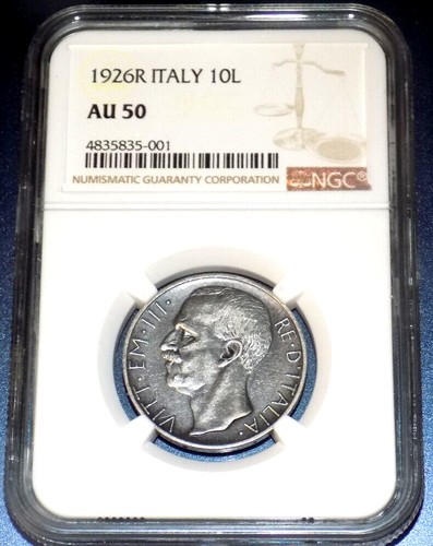 1926 italia lire - italia, ngc